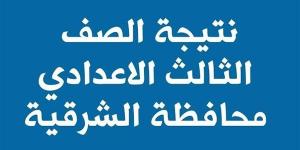 توزيع الدرجات.. رابط نتيجة الشهادة الإعدادية بمحافظة الشرقية  - أرض المملكة