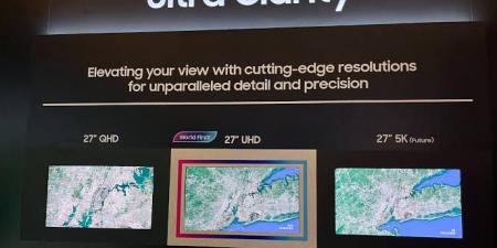 سامسونج تلمح إلى شاشة QD-OLED مقاس 27 بوصة بدقة 5K للمبدعين - أرض المملكة