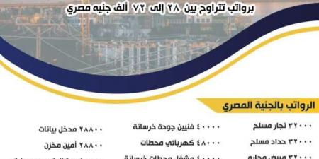 عاجل.. وزارة العمل تعلن عن وظائف بدولة عربية بمرتبات تصل إلى 72 ألف جنيه شهريا - أرض المملكة