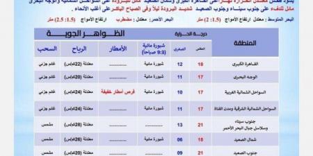 شديد البرودة ليلا.. بيان عاجل من الأرصاد بشأن حالة الطقس اليوم السبت 8 فبراير 2025 - أرض المملكة