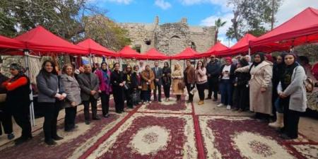 معرض مشغولات تراثية بأيدي المرأة الفلسطينية في الإسكندرية - أرض المملكة