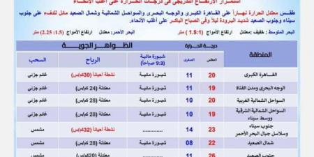 «الأرصاد»: استمرار ارتفاع الحرارة خلال الـ72 ساعة المقبلة وسقوط أمطار - أرض المملكة