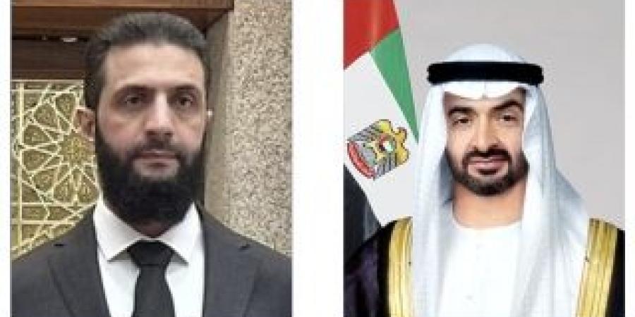 خلال اتصال تلقاه من الشرع.. رئيس الدولة يؤكد دعم الإمارات لتطلعات الشعب السوري نحو الاستقرار - أرض المملكة