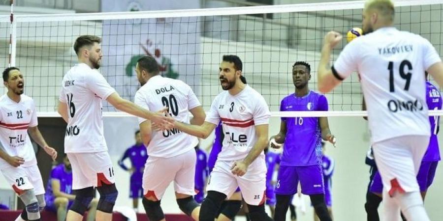 الزمالك يواجه الجزيرة الإماراتي في ربع نهائي البطولة العربية للكرة الطائرة - أرض المملكة