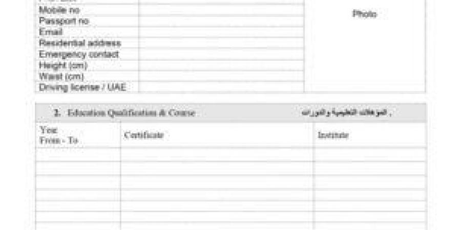 راتب 9000 درهم.. وظائف للمصريين بالإمارات «الشروط وكيفية التقديم» - أرض المملكة