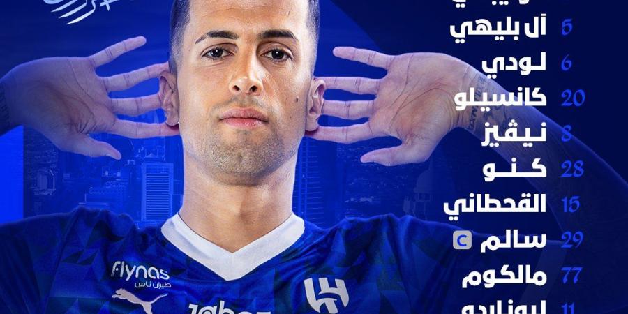 جيسوس يعلن عن تشكيل الهلال الرسمي ضد الوحدة في دوري روشن السعودي - أرض المملكة