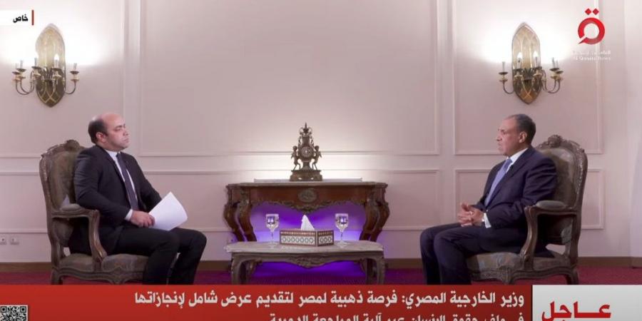 وزير الخارجية: ملف الحريات الدينية يشهد طفرة هائلة في مصر - أرض المملكة