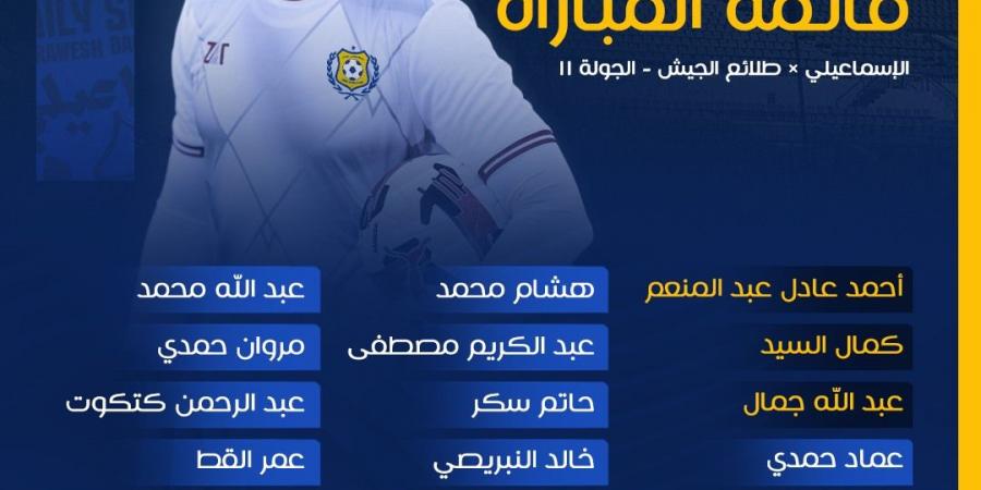 عودة إيريك تراوري.. قائمة الإسماعيلي أمام طلائع الجيش في الدوري المصري الممتاز - أرض المملكة