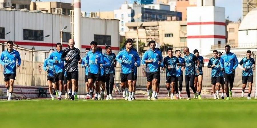 فقرة بدنية في مران الزمالك استعدادا لـ الإسماعيلي - أرض المملكة