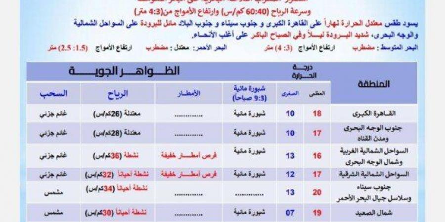 «الطقس» غدا الجمعة 7 فبراير 2025.. «الأرصاد» تكشف أهم الظواهر الجوية المتوقعة - أرض المملكة