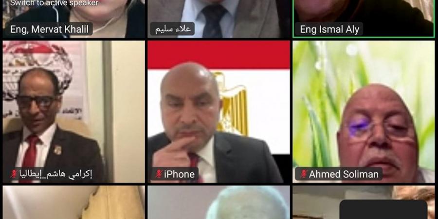 نائب التنسيقية محمود القط يشارك في لقاء الاتحاد العام للمصريين بالخارج بعنوان "لا للتهجير" - أرض المملكة