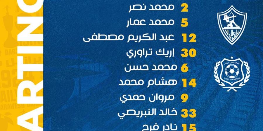 قمة الجولة.. التشكيل الرسمي لمباراة الزمالك والإسماعيلي في الدوري المصري الممتاز - أرض المملكة