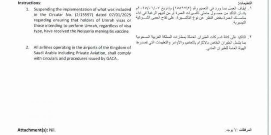 السعودية تعلن إلغاء شرط تطعيم العمرة للمسافرين لهذا المرض.. ما هو؟ - أرض المملكة