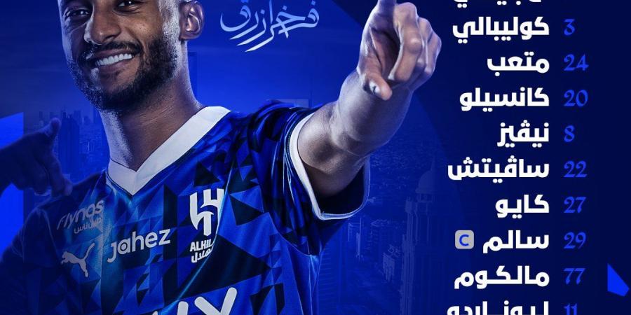 التشكيل الرسمي لمباراة الهلال والخلود في دوري روشن السعودي - أرض المملكة