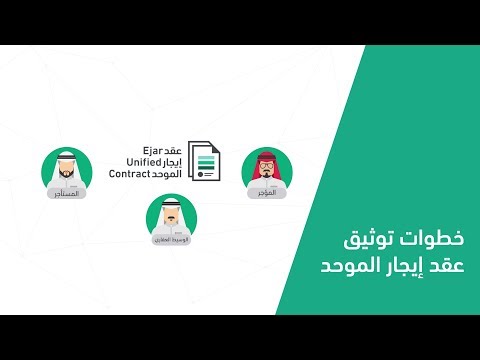 خطوات توثيق عقد إيجار الموحد